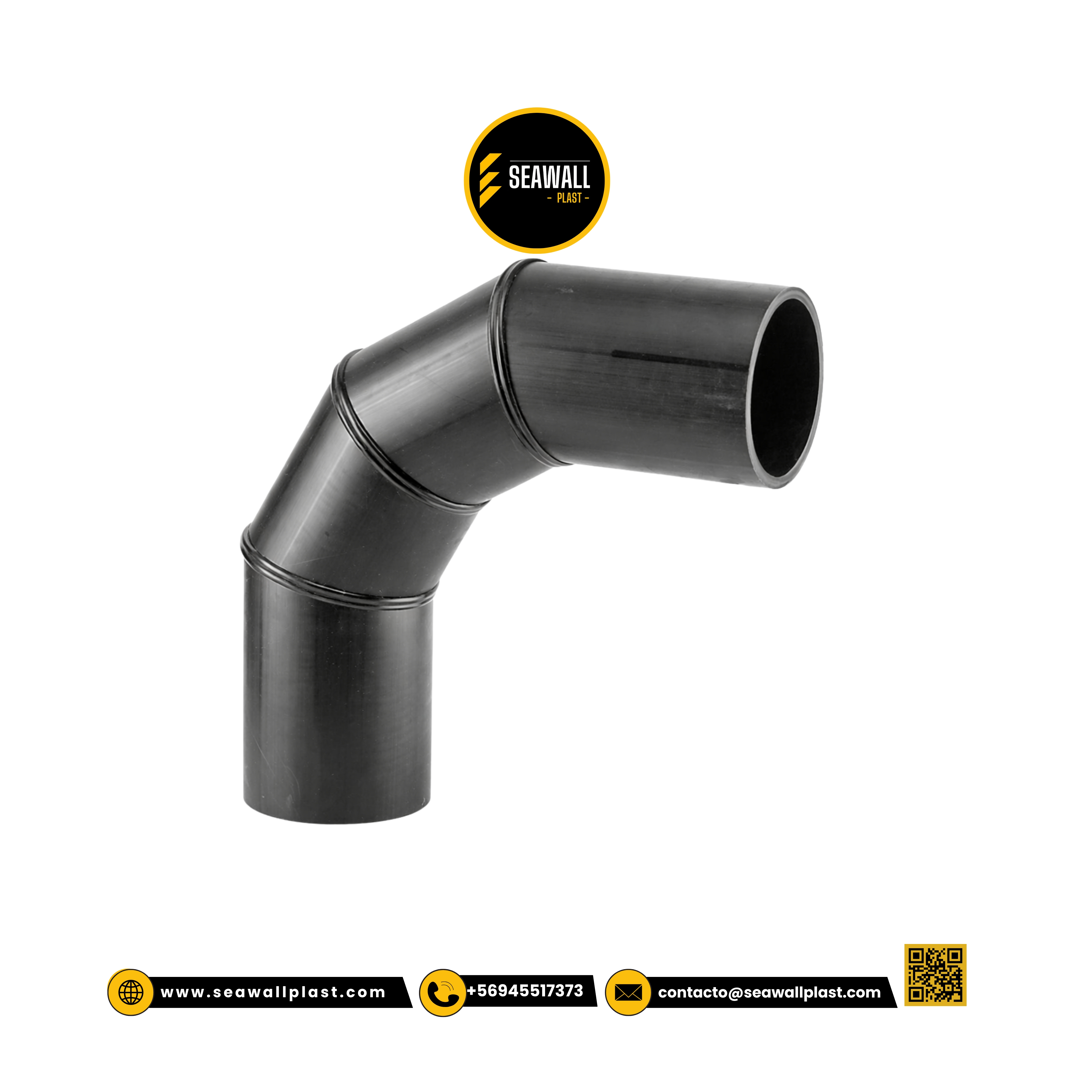 Curva HDPE por termofusión