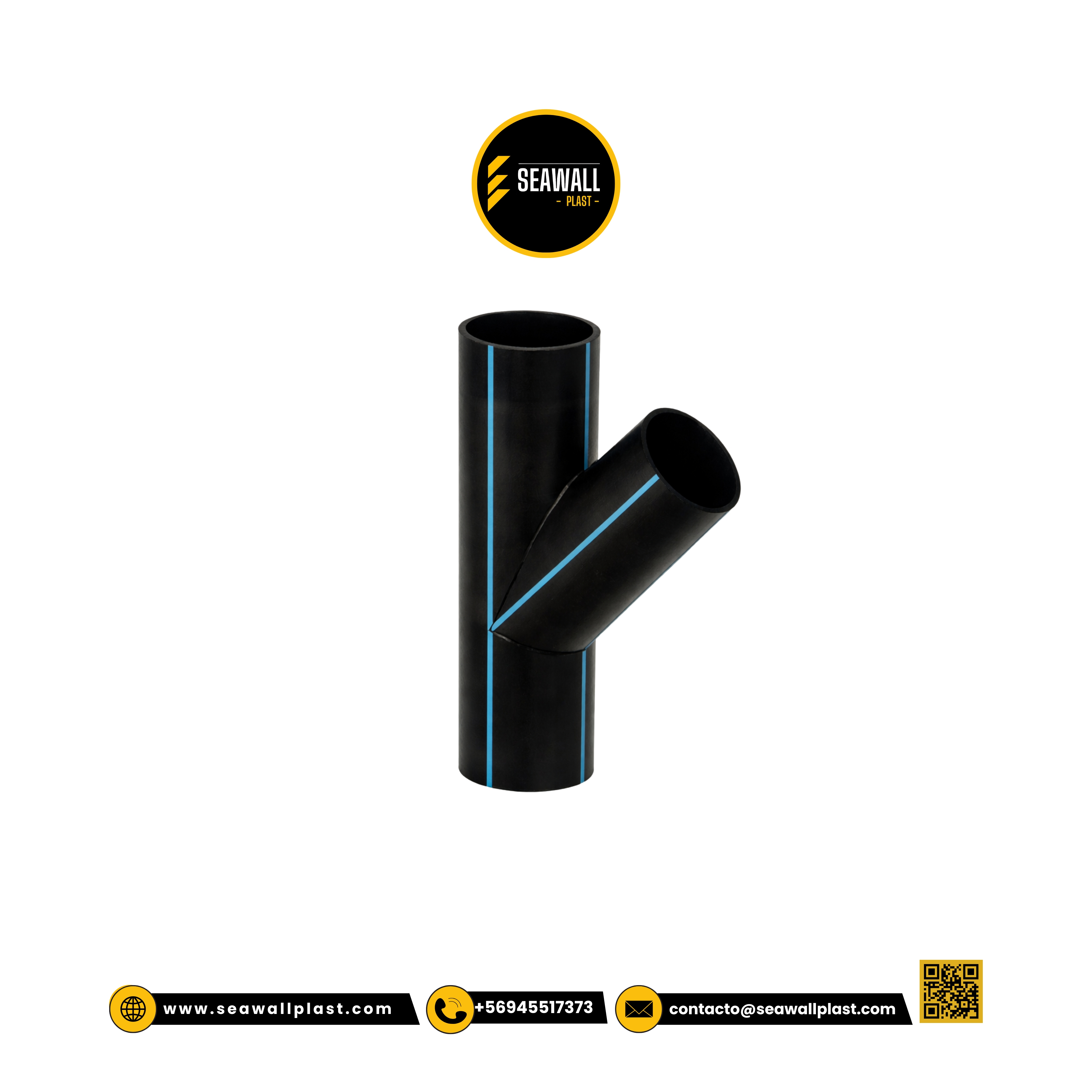 Conector Y griega HDPE por termofusión